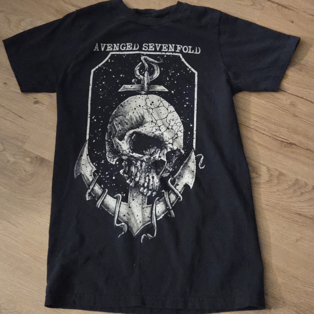 Black Graphic Band Tee - Avenged Sevenfold
